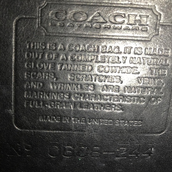 Rare Vintage Coach Post Pouch Bag FREE SHIPPING - Picture 8 of 8